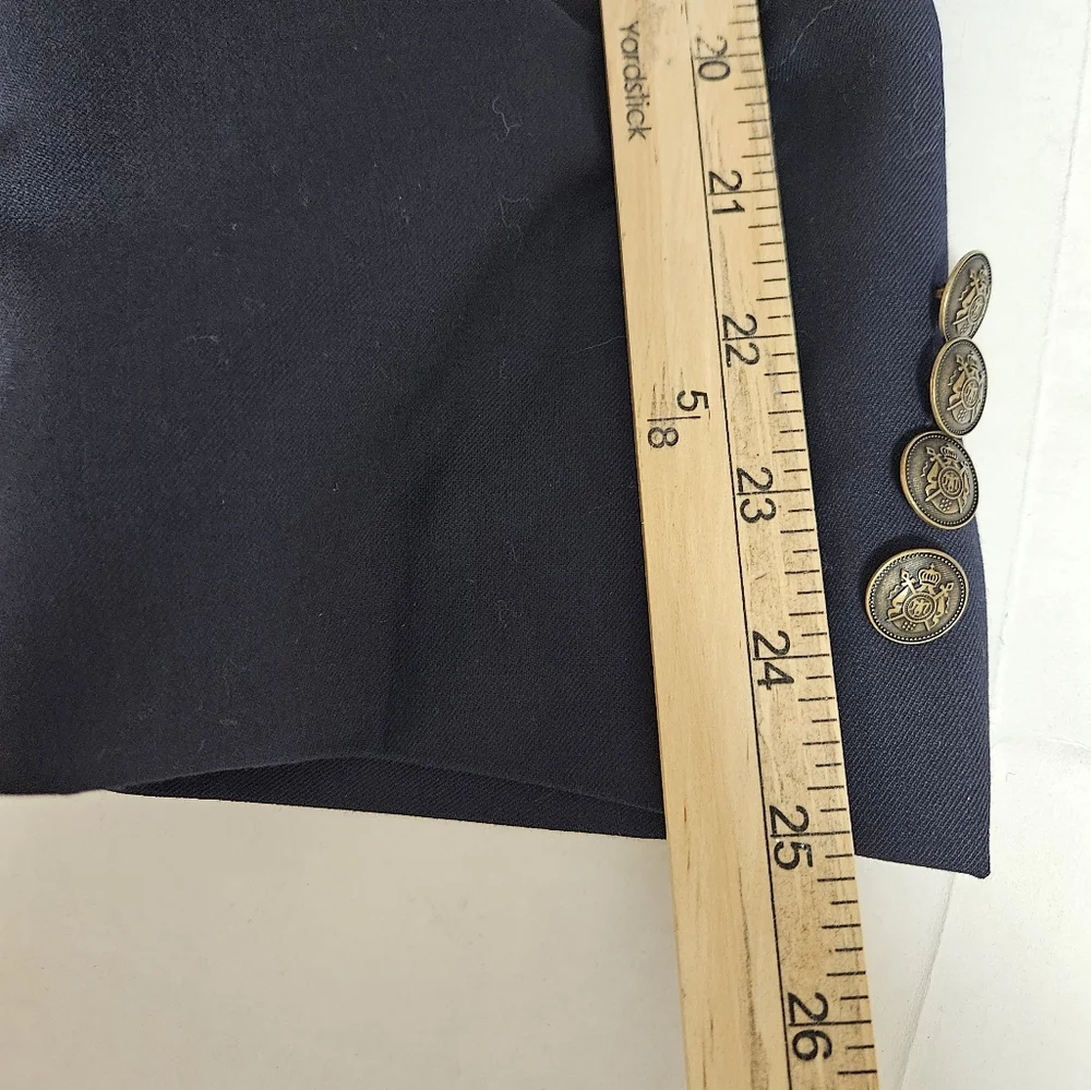 Paul Fredrick‎ 43R Navy Wool Blazer